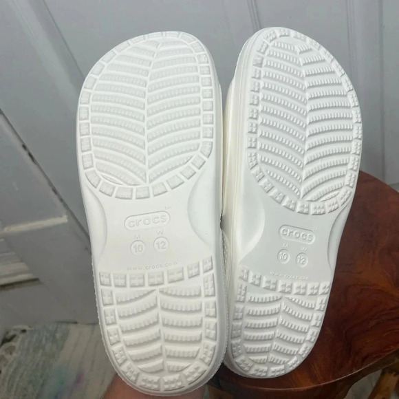 Crocs Classic Slide Sandals Unisex White Men's 10 / Women's 12 - Picture 10 of 12